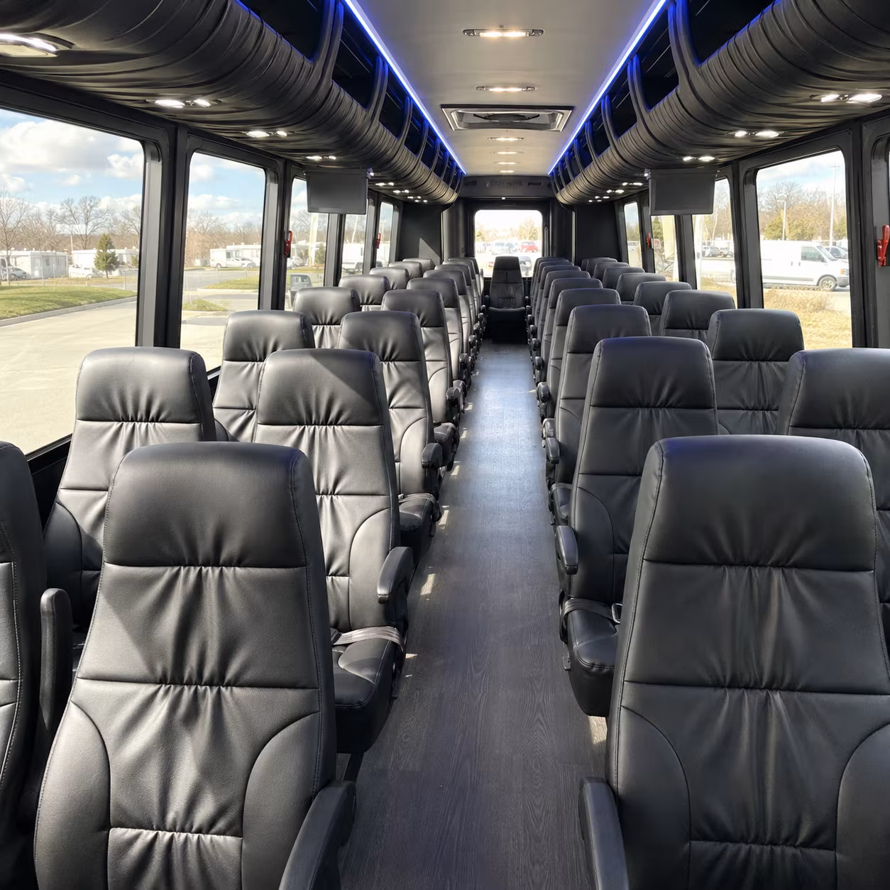 can i book a one way a round trip or a multi day package for a bus rental in doral
