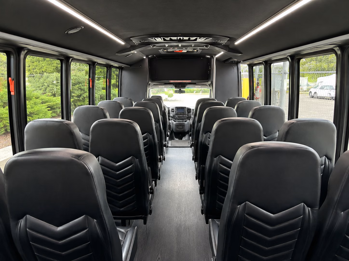 doral 15 passenger minibus inside