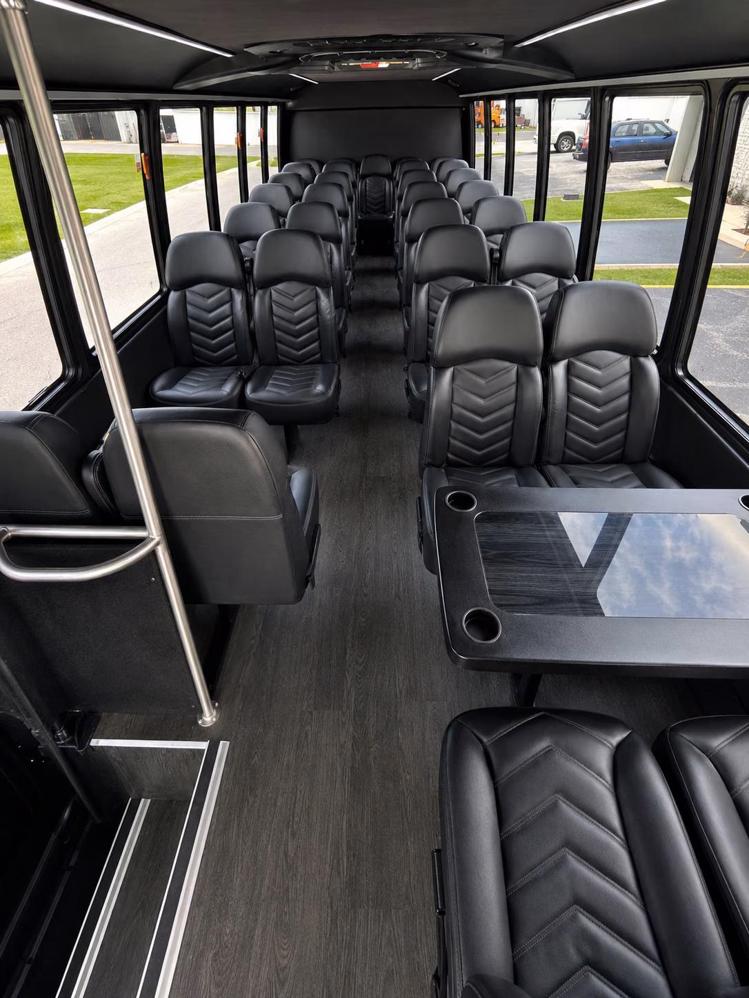 doral 20 passenger minibus interior