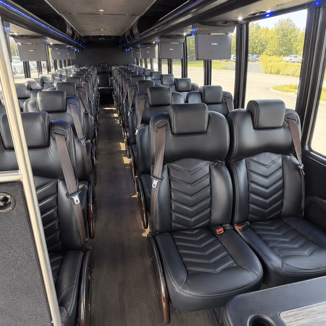 doral 25 passenger minibus interior