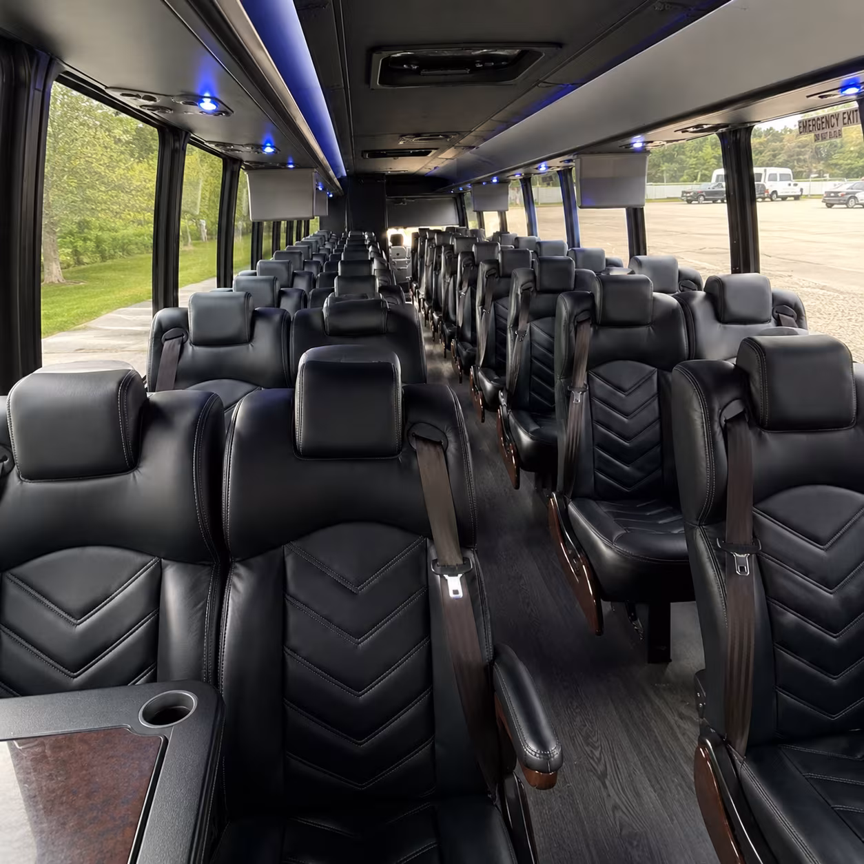 doral 28 passenger minibus interior