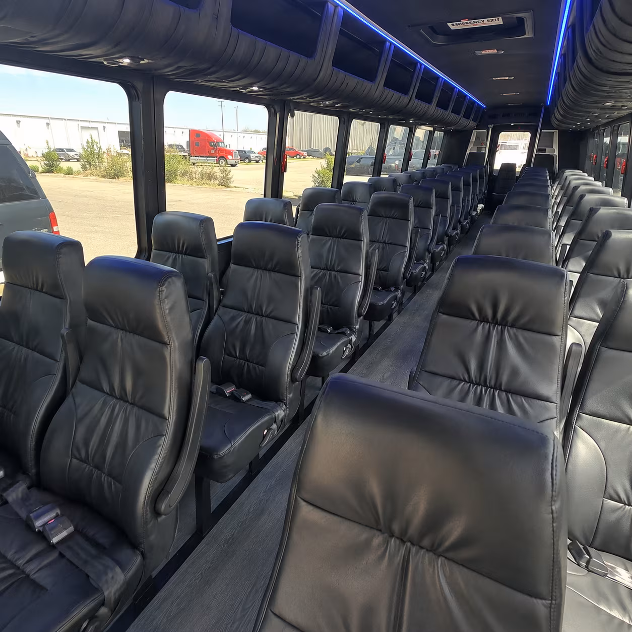 doral 30 passenger minibus inside