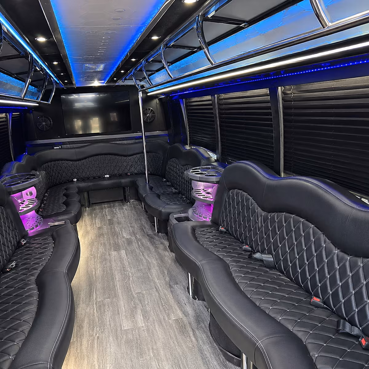 doral party bus inside