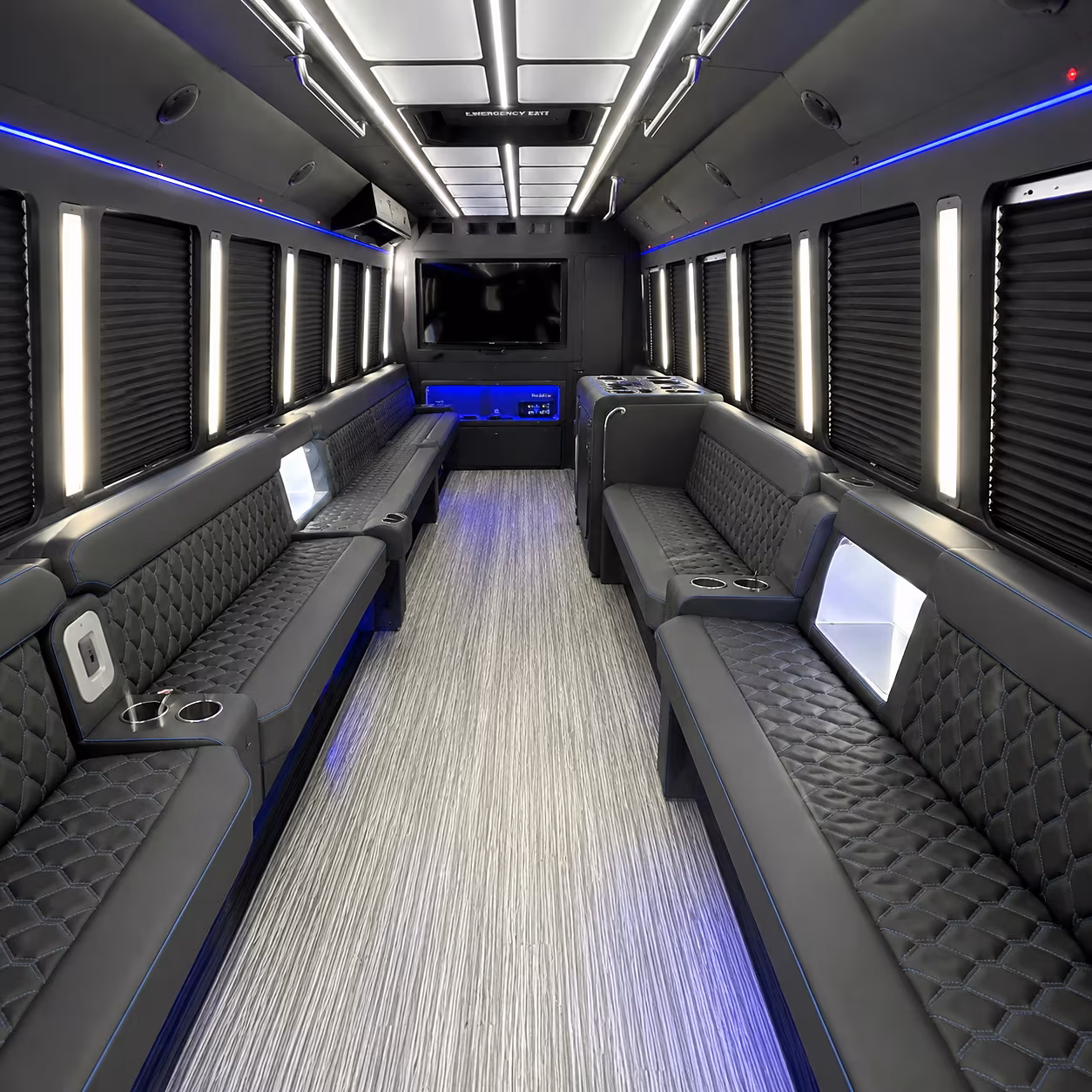doral party bus interior
