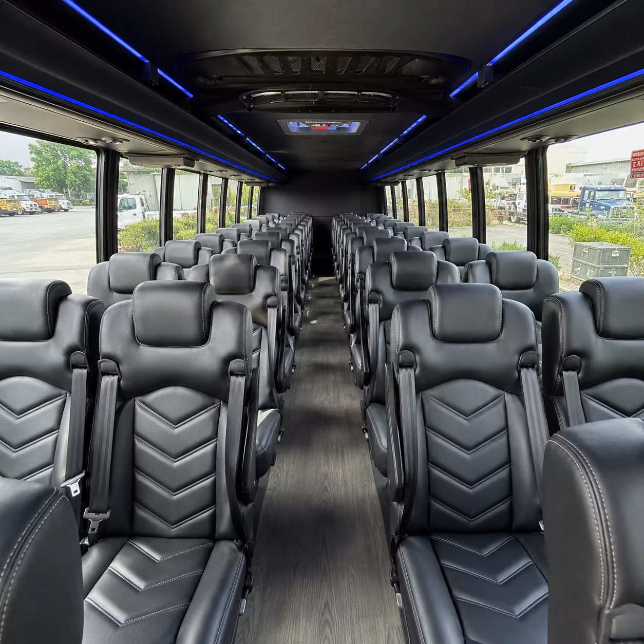 doral private event transportation onboard seating