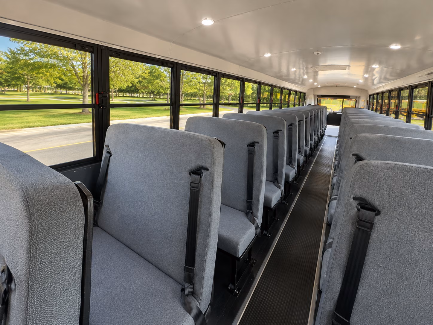 doral school bus inside