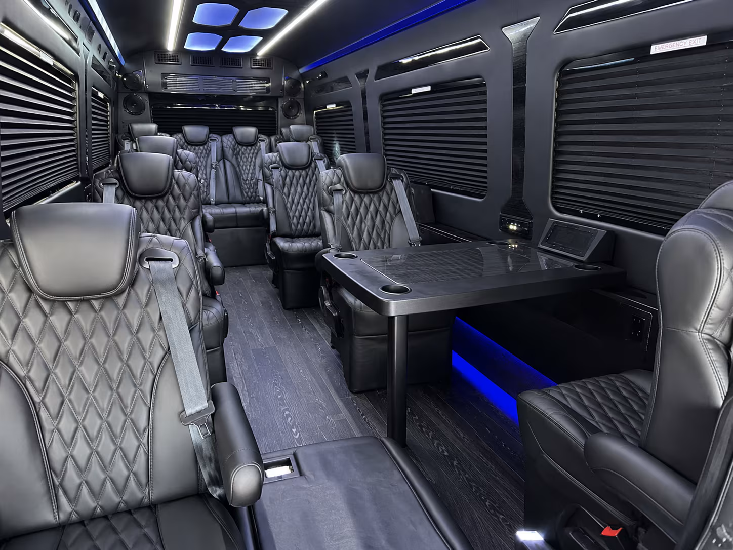 doral sprinter van with driver inside