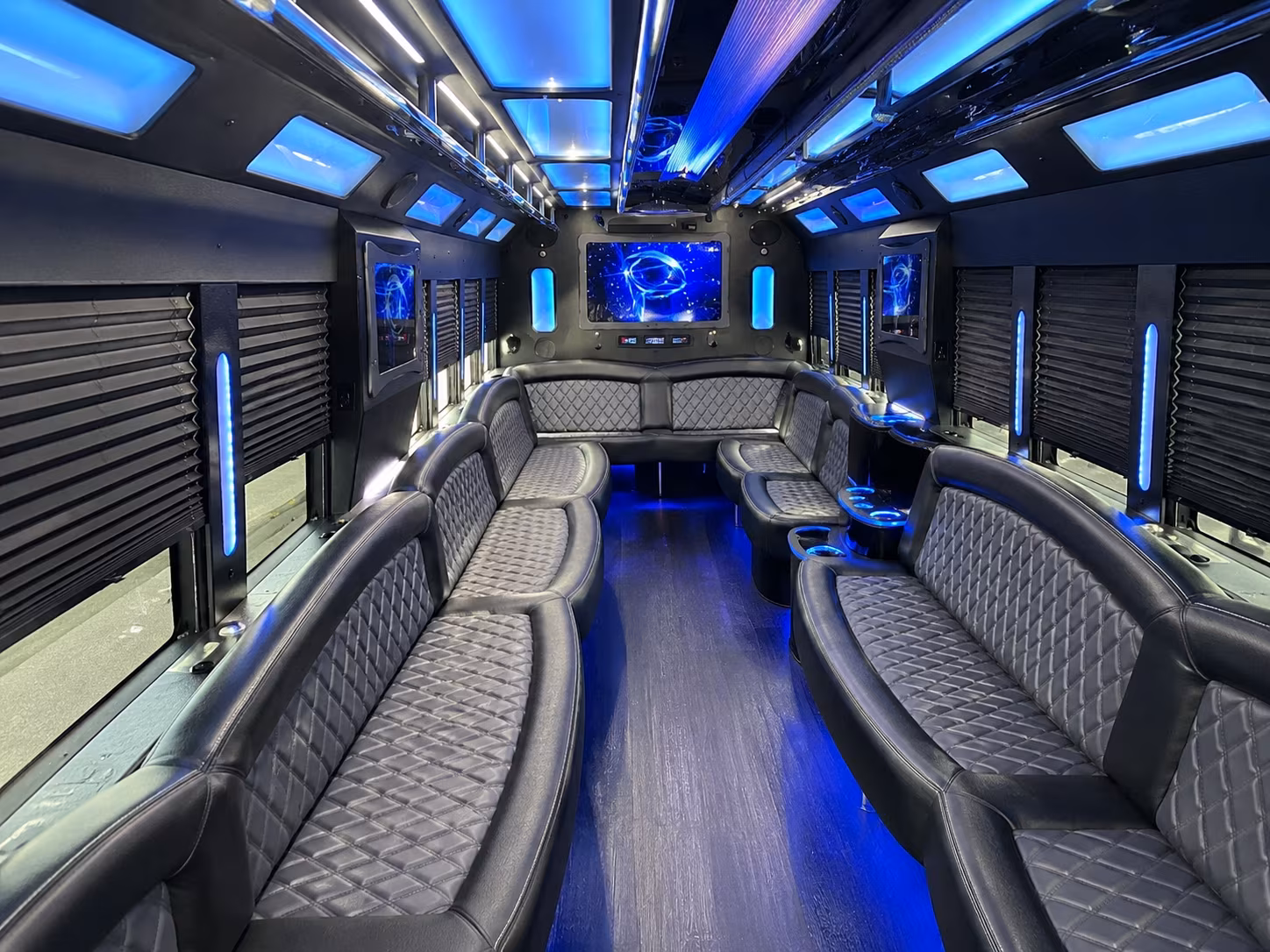 party buses to kaseya center shows in downtown miami